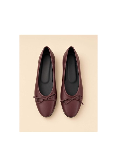 37brandshoes Deri Babetler Bordo Bordo
