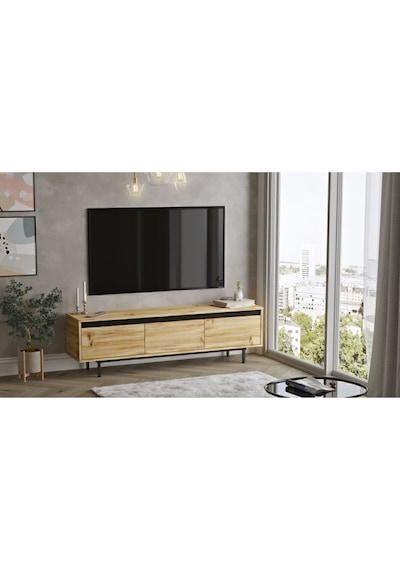 Arya 160cm Tv Ünitesi Tv Sehpası Metal Ayaklı Keçe-siyah Ary1-kl Keçe - Siyah Arya 160cm Tv Ünitesi Tv Sehpası Metal Ayaklı Keçe-siyah Ary1-kl Keçe - Siyah