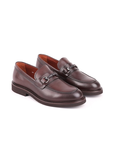 Libero L5137 Deri Erkek Loafer Ayakkabı Kahve