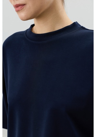 Antioch Modal Karışımlı T-shirt Pantolon Kadın Takım Lacivert