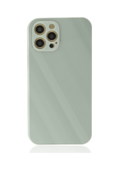 Lvsqvr Newface Apple Uyumlu iPhone 12 Pro Max Kılıf Glass Kapak - Turkuaz