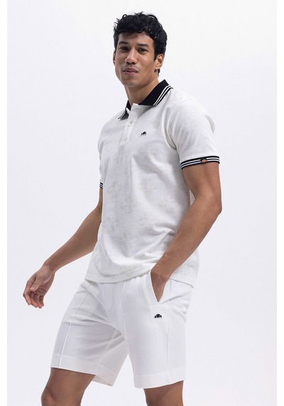 Ellesse Erkek Polo Yaka T Shirt Em381-wt Beyaz Beyaz