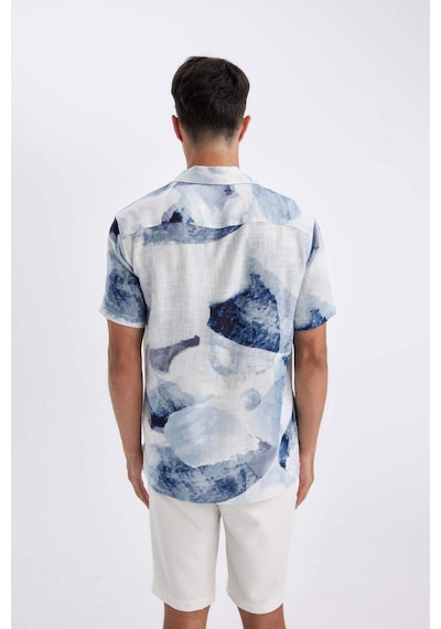 DeFacto Modern Fit Yazlık Polo Yaka Kısa Kollu Gömlek C4118AX24SMBE748 DeFacto Modern Fit Yazlık Polo Yaka Kısa Kollu Gömlek C4118AX24SMBE748