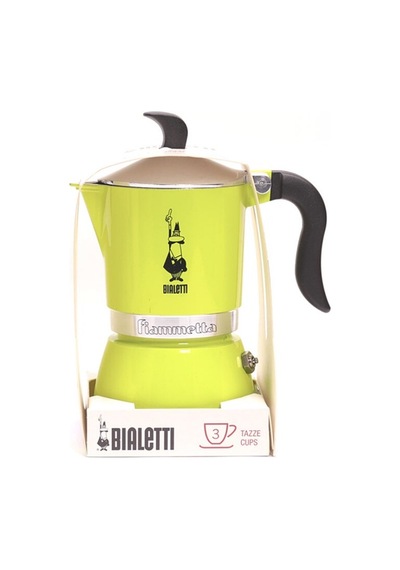 Bialetti Moka Pot Fiammetta Lime 1 Cup