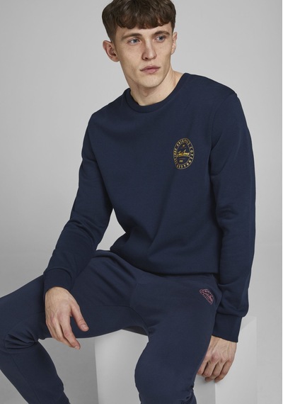 Jack & Jones Lastikli Paça Lacivert Erkek Eşofman Altı 12165322