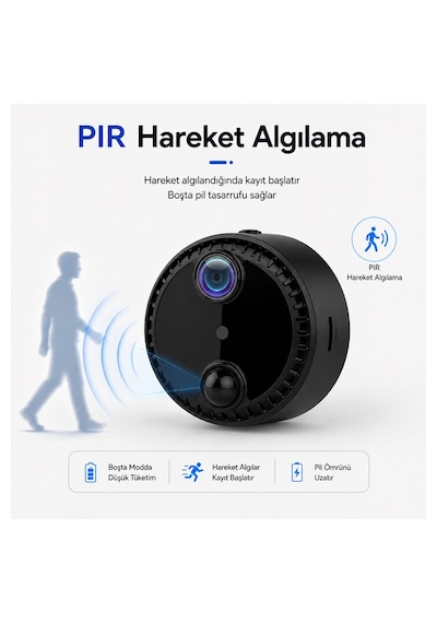Mini Kamera & Mini Güvenlik Kamerası Hd Gece Görüşlü
