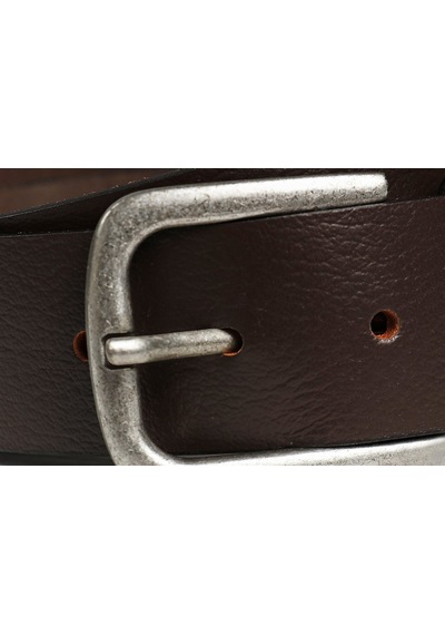 Bad Bear Point Belt Kahverengi Deri Erkek Kemer - 125 Cm Kahverengi