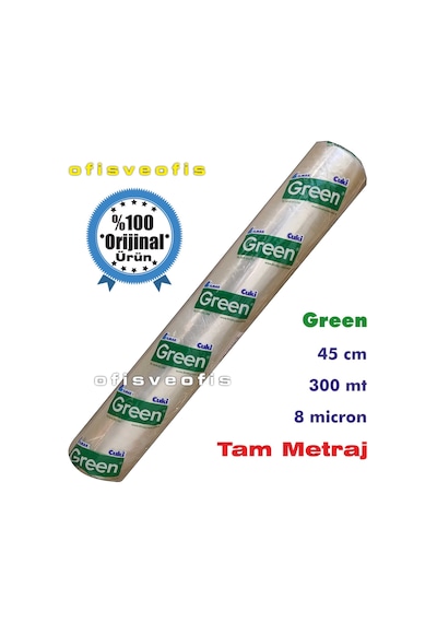 Green 45X300 Gıda Streci - 8 Micron