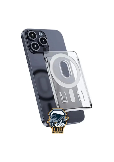Apple Uyumlu iPhone 12-13-14-15-16 Pro-max - Samsung Magsafe Kartlık Manyetik Cardsafe Şeffaf Kredi