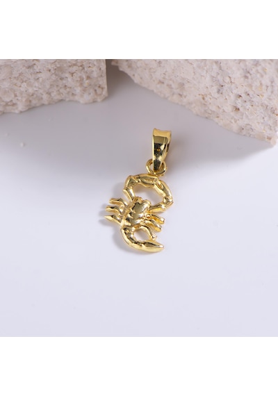 Goldkupe 14 Ayar Altın Akrep Burç Kolye Ucu 0,70 Gr-6410