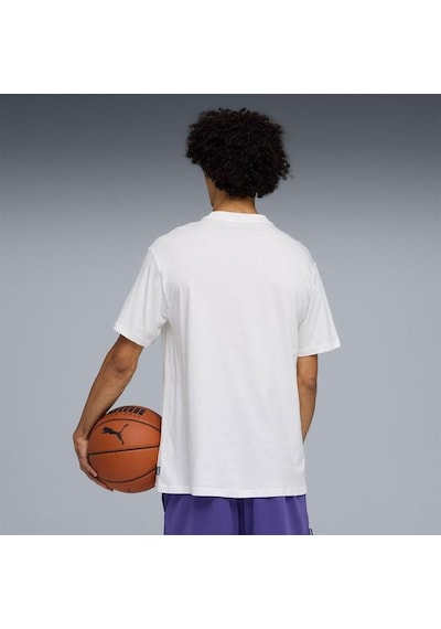 Puma Junior Varsity I Erkek Beyaz Tişört