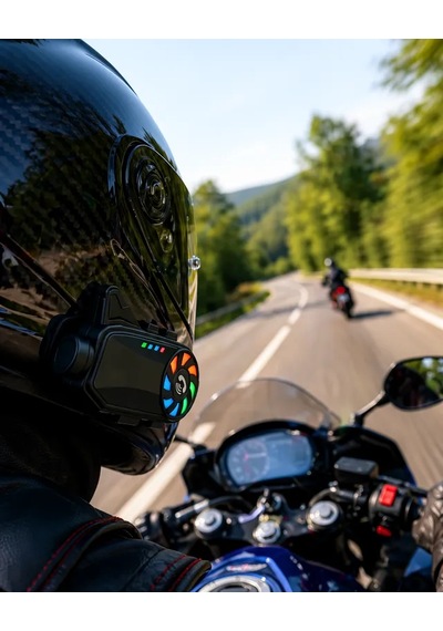 Astraltech Motosiklet Kask Kamera Sistemi 1080p Gece Görüşü Bluetooth 5.4