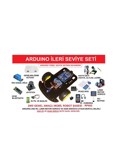 Devredünyası-Arduino İleri Seviye Kodlama Seti - As003