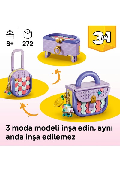Creator 3'ü 1 Arada Saklama Bölmeli Tasarım Çanta 31391