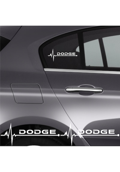 Dodge Journey İçin Uyumlu Aksesuar Oto Ritim Sticker 2 Adet 20 9 Cm