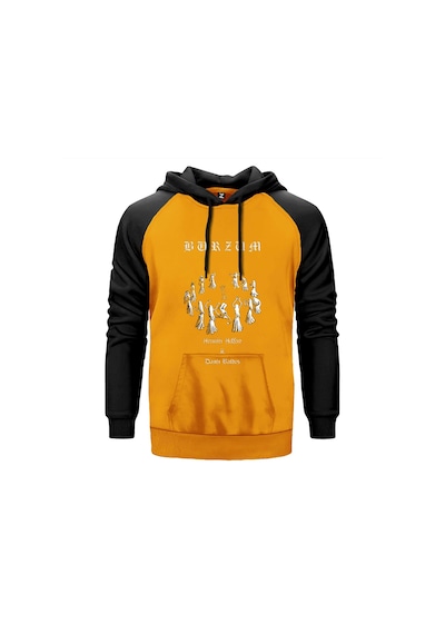 Burzum Graphic Sarı Renk Reglan Kol Sweatshirt Sarı