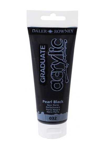 Daler Rowney Graduate Akrilik Boya 120Ml Pearl Black 032