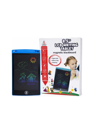 Baibian Lcd Grafik Yazı Çizim Tableti, 8.5 İnç Dijital Yazı Tahtası, Dokunmatik Kalemli, Çocuklar İçin Taşınabilir Çizim Tableti, Renk Seçenekli Kırmızı
