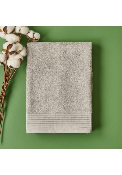 Soft Premium Yüz Havlusu - Gri - 50x90 Cm Çok Renkli