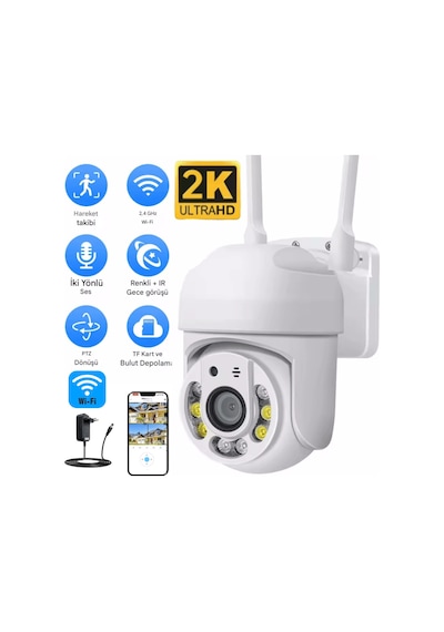 O-KAM PRO 3011 Wİ-Fİ PTZ Kamera (Adaptör Dahil Değildir)