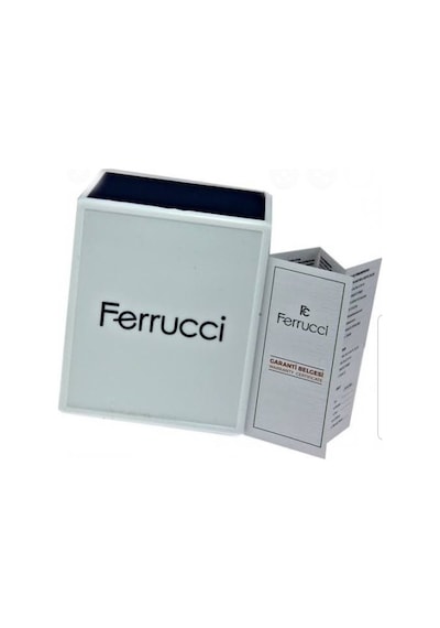 Ferrucci Altın Renk Kadın Kol Saati + Bileklik 6469