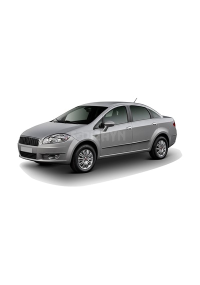 S-Dizayn Fiat Linea Krom Cam Çıtası 8 Prç 2007-2018