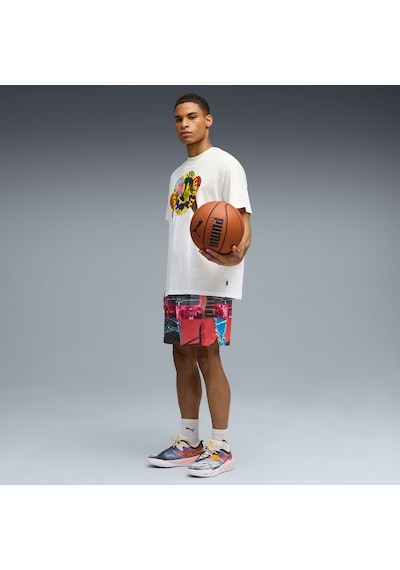 Puma Hooptopıa Is Lıfe Erkek Tişört 632882 01 Beyaz