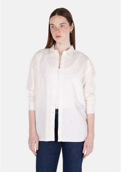 Colin's Colins Relaxed Fit Shirt Neck Düz Kadın Beyaz Uzun Kol Gömlek Cl1068538 Q1.v2 Wht Beyaz Colin's Colins Relaxed Fit Shirt Neck Düz Kadın Beyaz Uzun Kol Gömlek Cl1068538 Q1.v2 Wht Beyaz