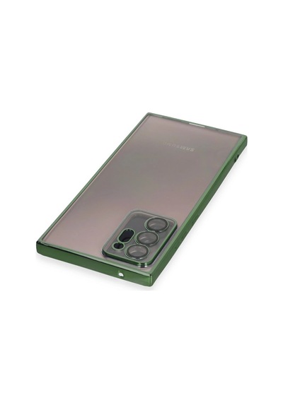 Newface Samsung Galaxy Uyumlu Note 20 Ultra Kılıf Razer Lensli Silikon Glblseme - 37 - Yeşil