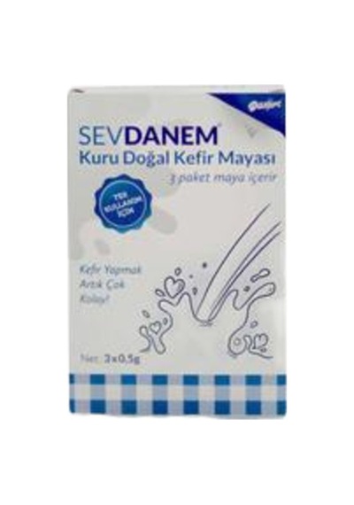 Danem Sevdanem Tek Kullanımlık Kuru Doğal Kefir Mayası 3 0,5g