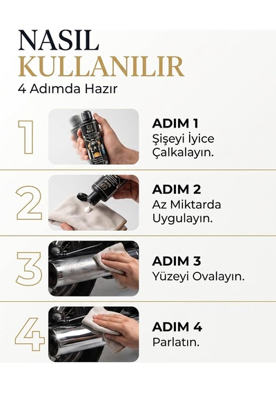 Motorsiklet Krom Ve Alüminyum Bakım Cilası 125 Ml