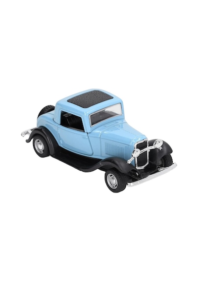Nostaljik Klasik Metal Çek Bırak Araba Kapılar Açılır Mavi 1/36 Ölçek Diğer
