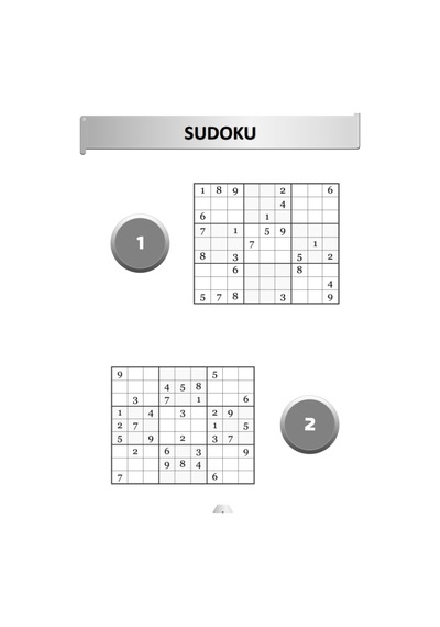 1000 Sudoku Büyük Boy 2 Büyük Cilt