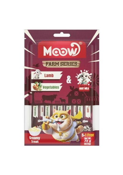 Moow En Yeni Mix Karışık Keçi Sütlü Kedi Krema Ödülü 12 Gr X 48 Adet
