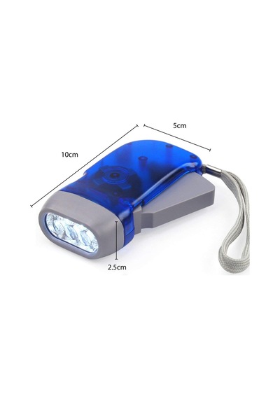 Digiflex Batterielose Led-el Feneri, Dynamo Ve 3 Led Kamp İçin Diğer