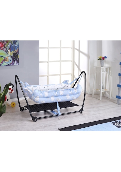 Rumiki Lüks Kolay Kurulumlu Pratik Sallanır Bebek Hamak Beşik