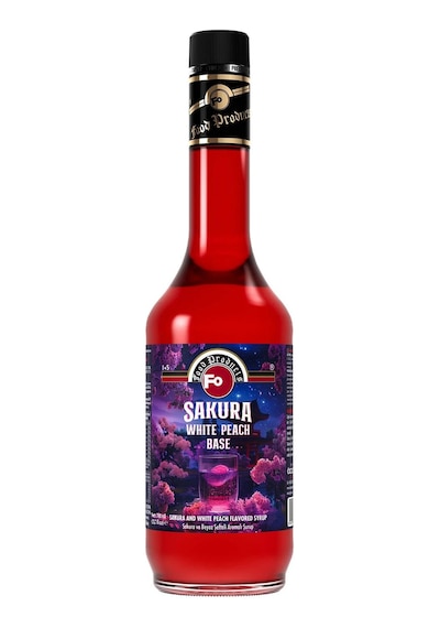 Fo Sakura Ve Beyaz Şeftali Aromalı Baz Şurup 700 ML