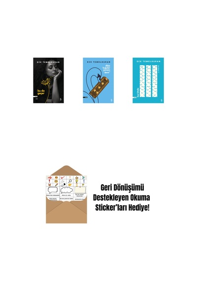 Bu Da Geçer + Dilsiz Kuğular Zamanı Devir + Kıyı Kitabı + Okuma Sticker'ları