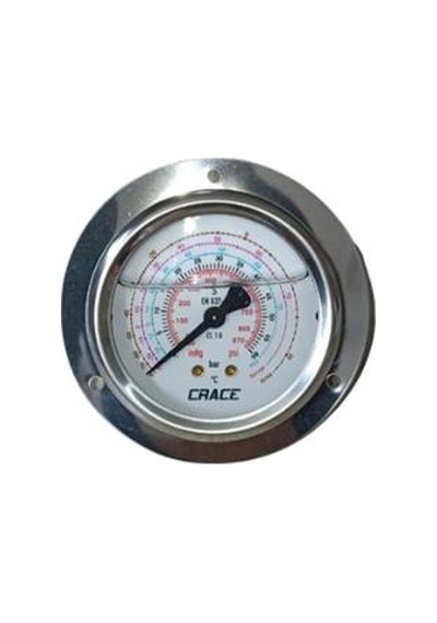 Crace Rıng-63-k1-16-01 Alçak Bas. Ark.çık. Flanşlı Glis. Manometre R-22/r-134a/r-404a