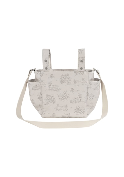 Pasito A Pasito Toile De Jouy Crossbody Bebek Bakım Çantası Cream Krem
