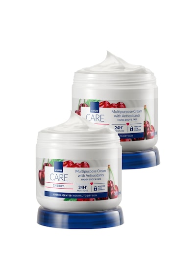 Avon Care Kiraz Kokulu Çok Amaçlı Krem 400 Ml. İkili Paket