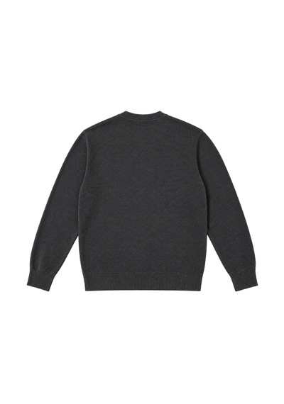 Battalmoda Erkek Büyük Beden Antrasit Cepli Düğmeli Triko Hırka 3xl-4xl-5xl-6xl