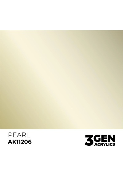 Ak Interactive 11206, 17 Ml. 3gen Pearl Maket Boyası Standart