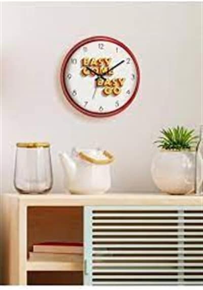 Mia Saat Duvar Hype Easy Come 30 Cm Dvs136 Çok Renkli