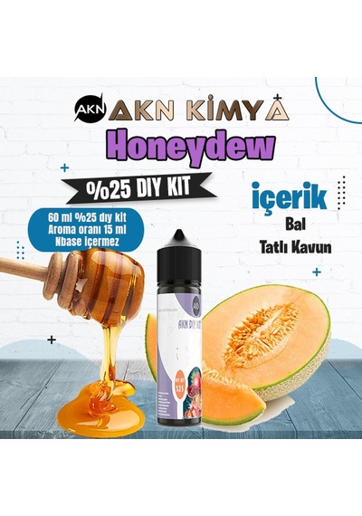 Honeydew Cream Yoğun Dıy Kit Kavun Bal Gıda Aroması %25 Oranda Aroma İçerir Hazır Değildir 60 Ml
