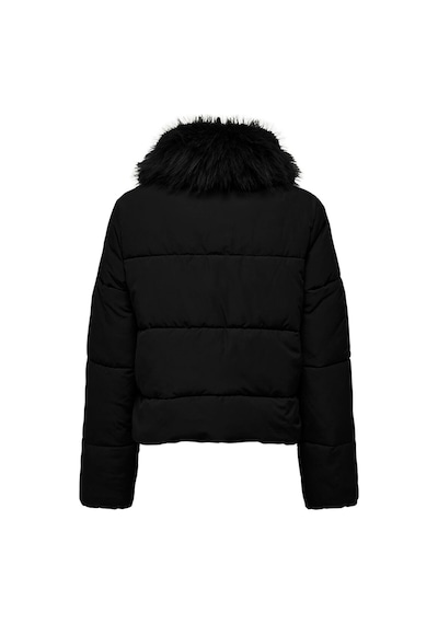 Jack & Jones Only Kadın 15322000 Onlmaggı Fur Puffer Lıfe Cc Otw Siyah