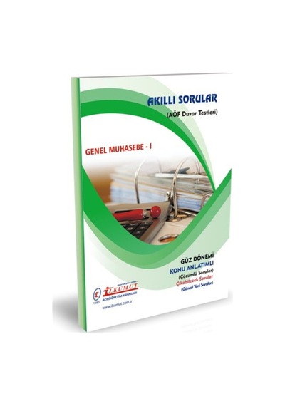 İlkumut Yayınları - Genel Muhasebe - 1 - Konu Anlatımlı Ve Çözümlü Sorular