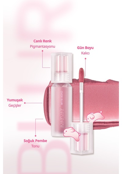 Peripera Over Blur Tint 008 Cool Pink Coating Tteok