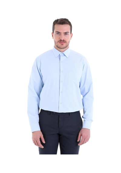 Dormen Classics Regular Fit Geniş Kesim Klasik Yaka Cepli Erkek Gömlek Buz Mavi Dormen Classics Regular Fit Geniş Kesim Klasik Yaka Cepli Erkek Gömlek Buz Mavi