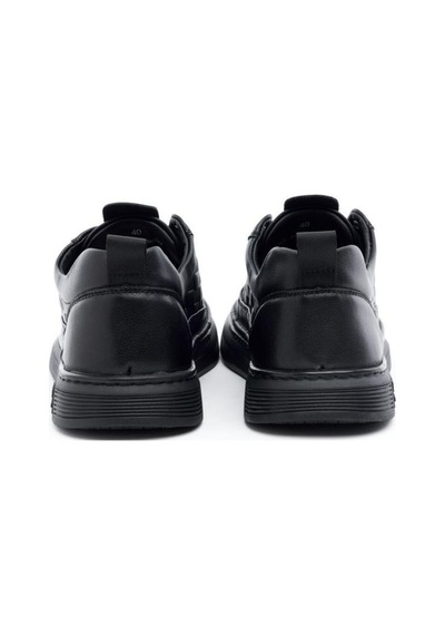 Derinet Günlük Comfort Taban Erkek Sneaker Siyah Siyah